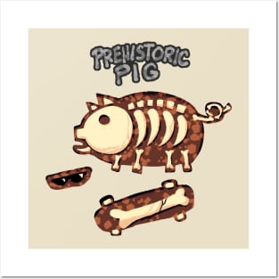 Prehistoric Pig (EU) Posters and Art